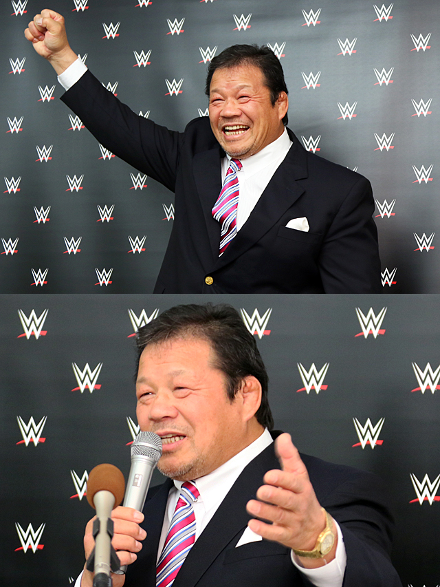 【【超激レア 】】WWE Hall of Fame 2015 藤波辰爾 赤ワイン 3/25【WWE】「夢にまで見た名誉」 殿堂入り・藤波が喜びの会見 ヒデオ