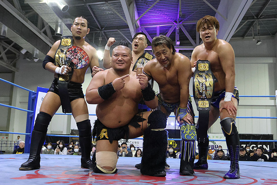 2/11【全日本】フィナンシェが勝利の呼び水に…バカの時代が6人タッグ