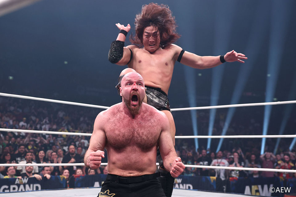 2/15【AEW】TAKESHITAが王者モクスリーと激闘ドローでコンチネンタル