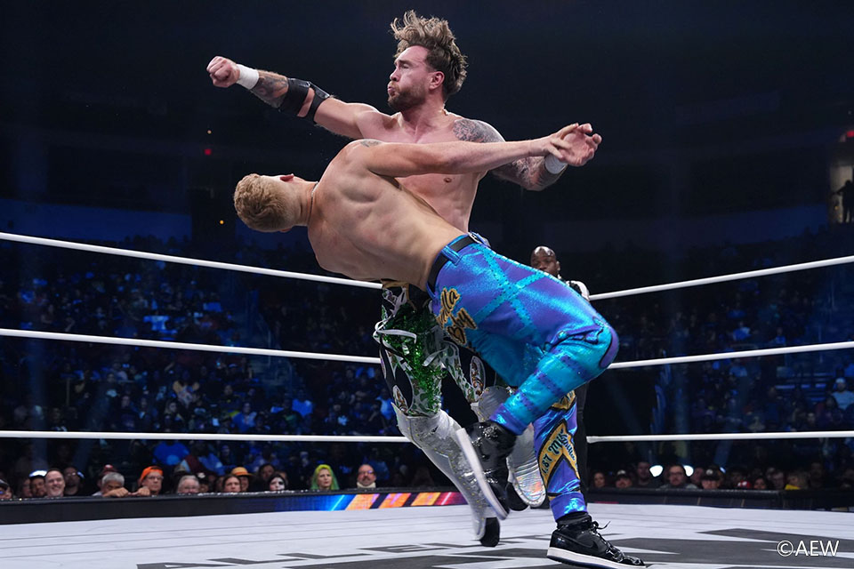 3/19【AEW】復帰戦オスプレイがクリスチャンに完勝、モクスリーと乱闘