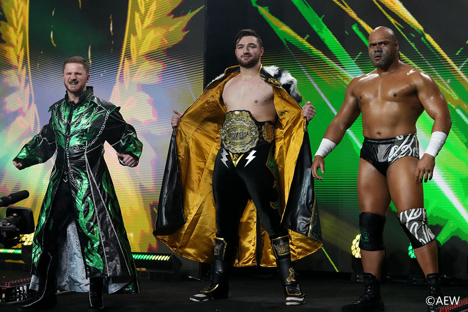 4/9【AEW】IWGP王者ニューマンらUNITED EMPIREがAEW登場 オスプレイが