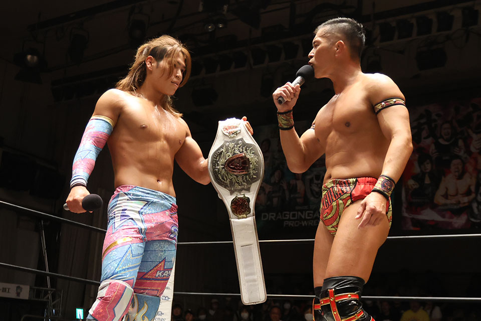 5/8【DRAGONGATE】ブレイブ王者・田中の最多防衛タイ記録樹立に初代