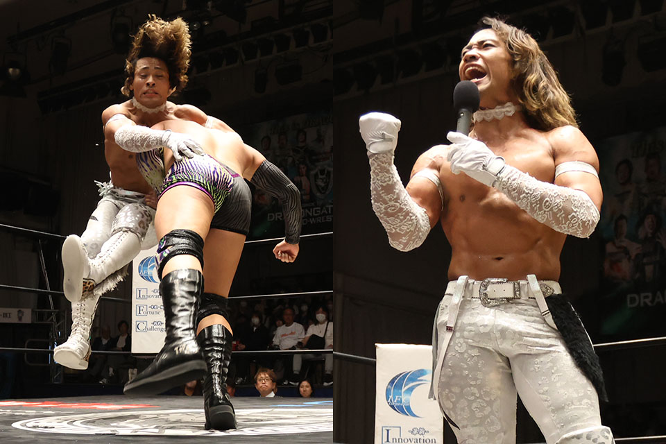 5/8【DRAGONGATE】豹が帆希に快勝 新日本スーパーJr.初出場へ「理性を