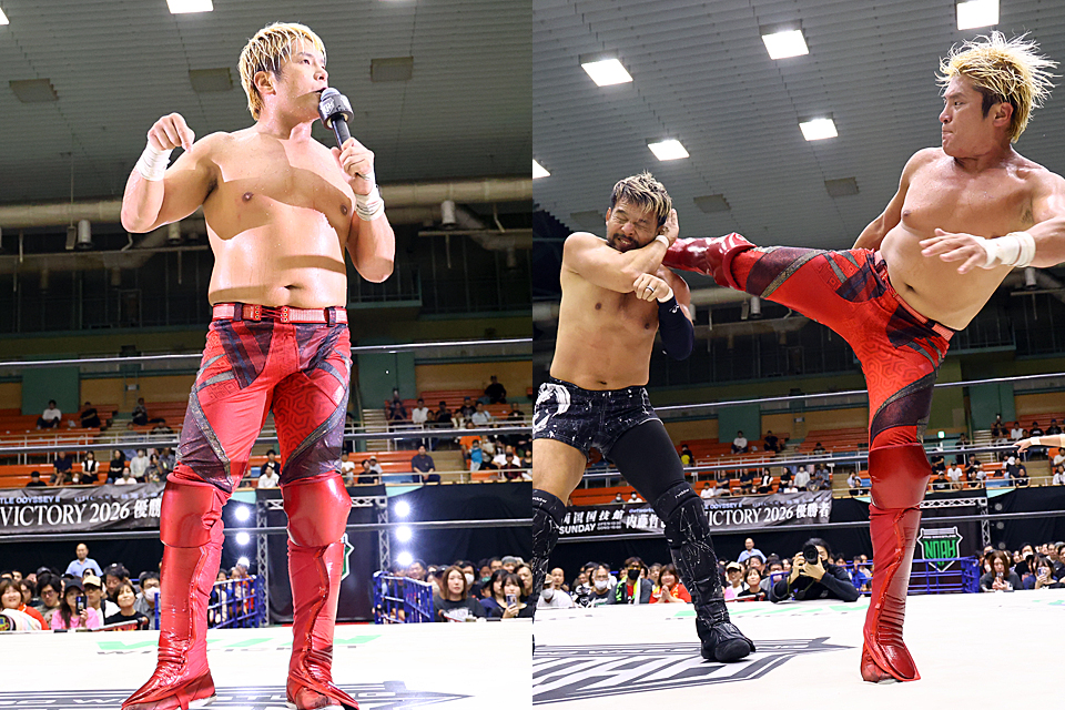 9/21【NOAH】12年越し…拳王が地元で悲願のKENTA超え N-1制覇&GHC奪還で