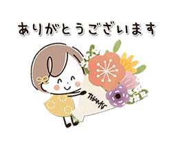 miniガール「背景が動く 春色キュート miniガール」