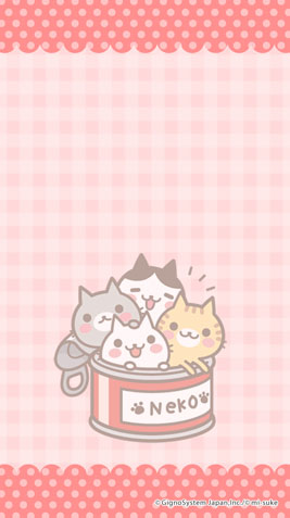 「ねこの缶詰め2【壁紙】」