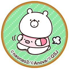 「【SNSアイコン】ぷにぷに動く！ガーリーくまさん4 / 05」