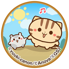 「【SNSアイコン】動く♪ネコちゃん ハムちゃん / 01」