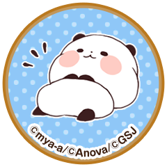 「【SNSアイコン】ゆるっとうごくゆるりんぱんだ〜おめかし〜 / 08」