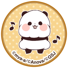 「【SNSアイコン】ゆるっとうごくゆるりんぱんだ〜おめかし〜 / 09」