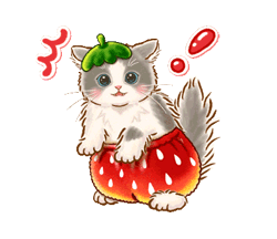 「聞き上手なねこさんの動くスタンプ / 06」