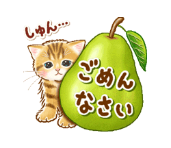 「ちっちゃい猫のスタンプ☆日常会話 / 17」