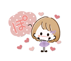 「動く キュートなポジティブガール / 14」