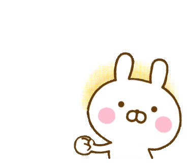 動く うさひな　☆Lサイズデカ文字☆ / 01