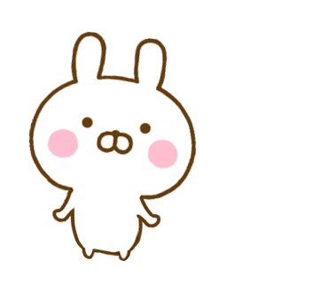動く うさひな　☆Lサイズデカ文字☆ / 02