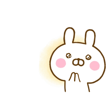 動く うさひな　☆Lサイズデカ文字☆ / 03