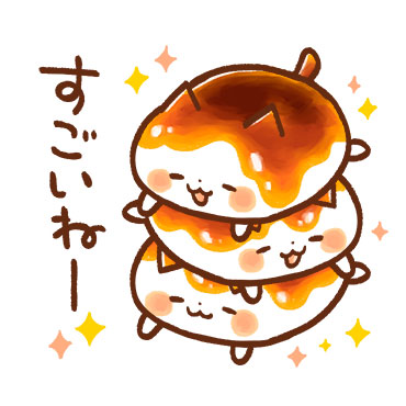 みたらしにゃんこ 壁紙 有名スタンプ取り放題