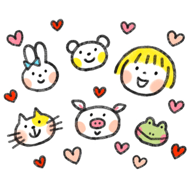 「仲良しともだち ほんわか励ましことば / 01」