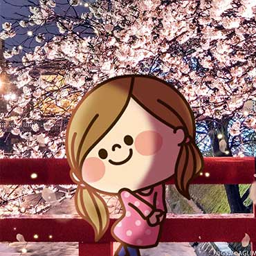 かわいい主婦の1日　【桜の風景壁紙】